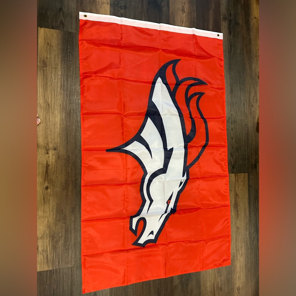 Denver Broncos 3x5 Double Sided Banner Flag Nfl Football New
